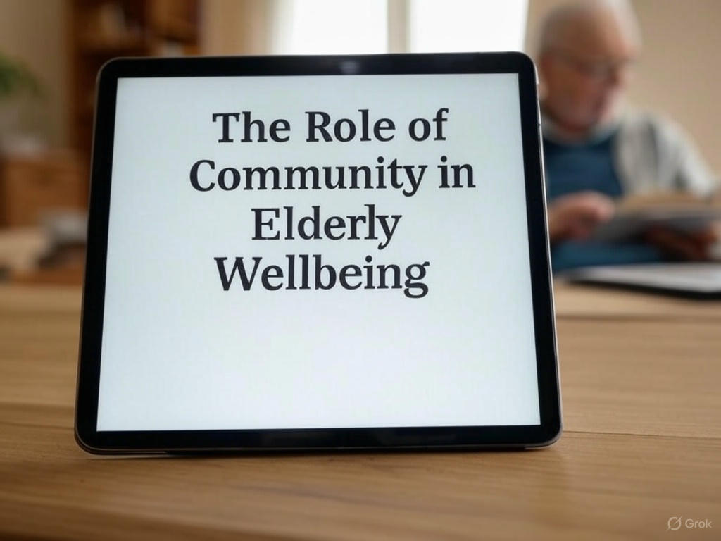 The Role of Community in Elderly Wellbeing
