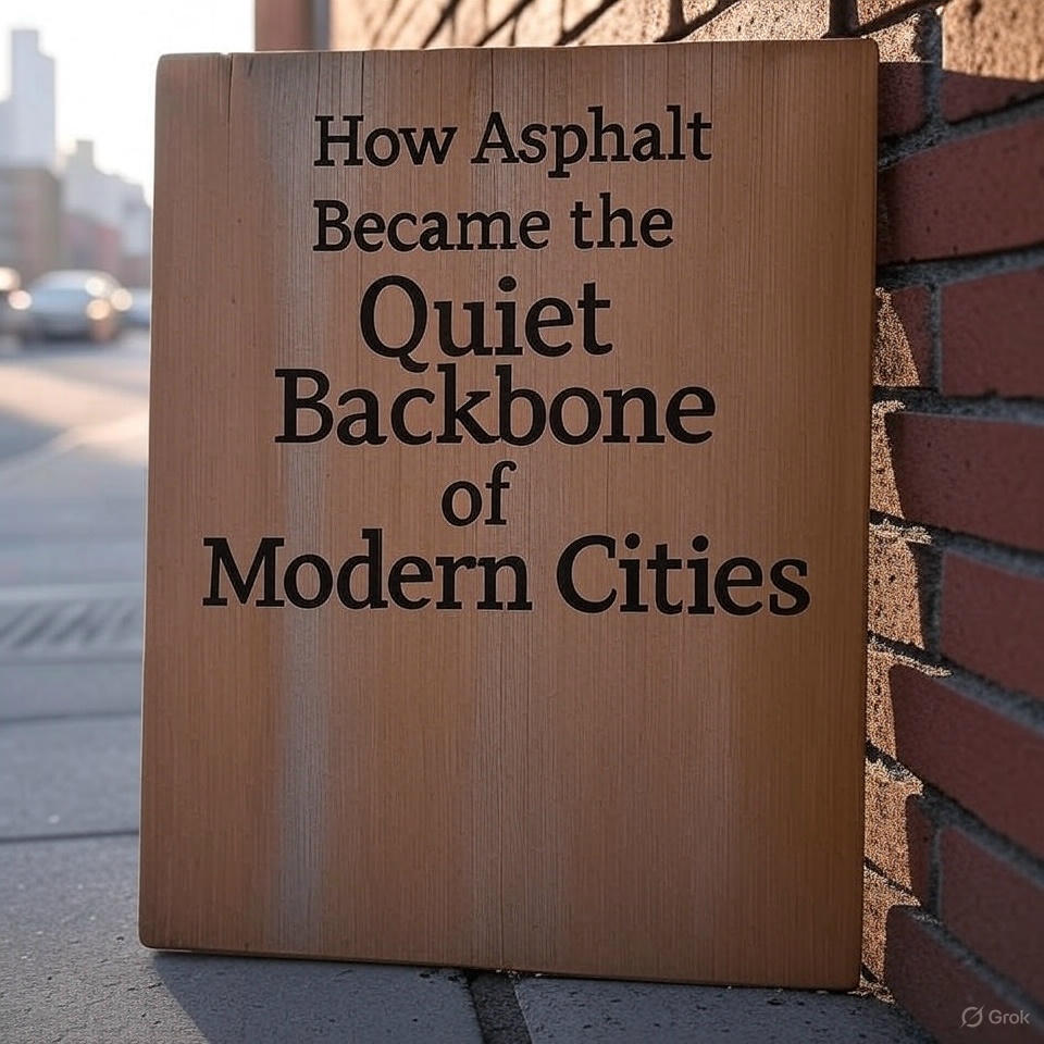 The Black Ribbon: How Asphalt Became the Quiet Backbone of Modern Cities