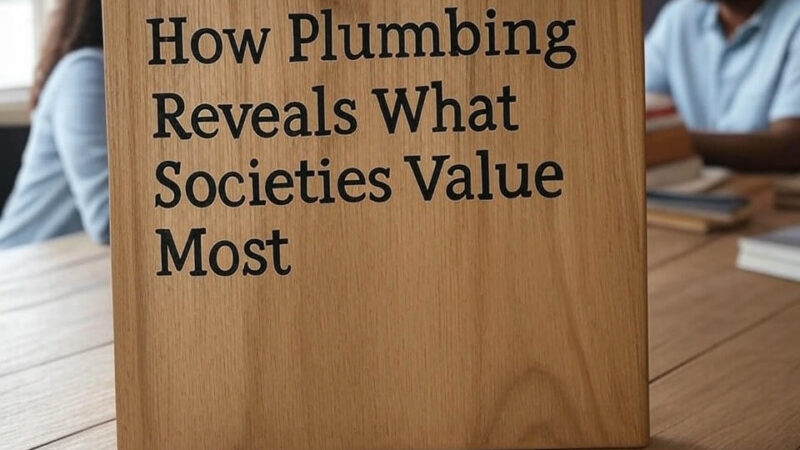 Running Water, Cultural Currents: How Plumbing Reveals What Societies Value Most