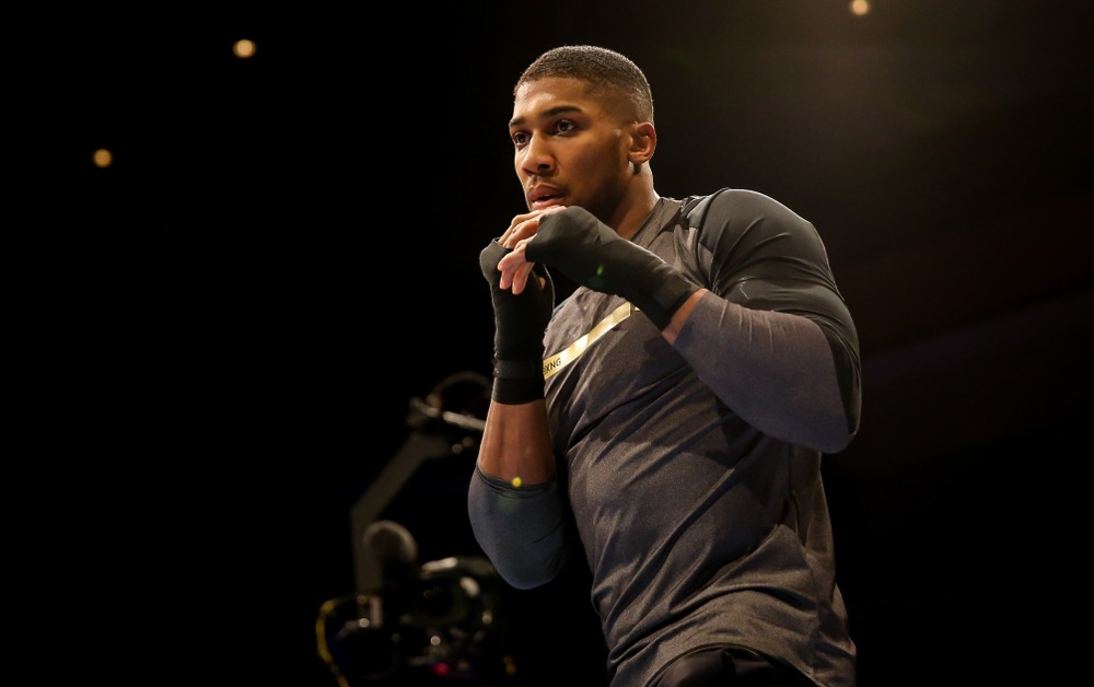03 28 2018, Cardiff ,, Wales, Uk., Anthony, Joshua, MBE, during, the public