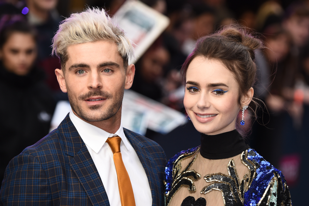 London, Uk., April 24, 2019: ZAC, EFRON &, Lily, Collins