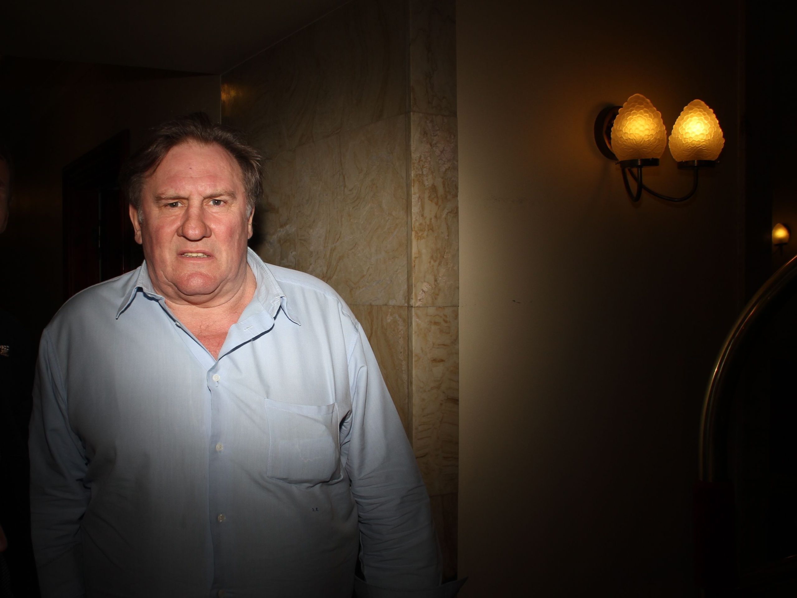 Moscow ,, Russia, June 20: Gerard, Depardieu, visited, the hotel