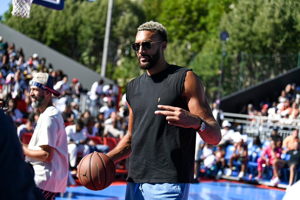 Rudy, Gobert, of, the, Minnesota, Timberwolves, visited, that, quai, 54