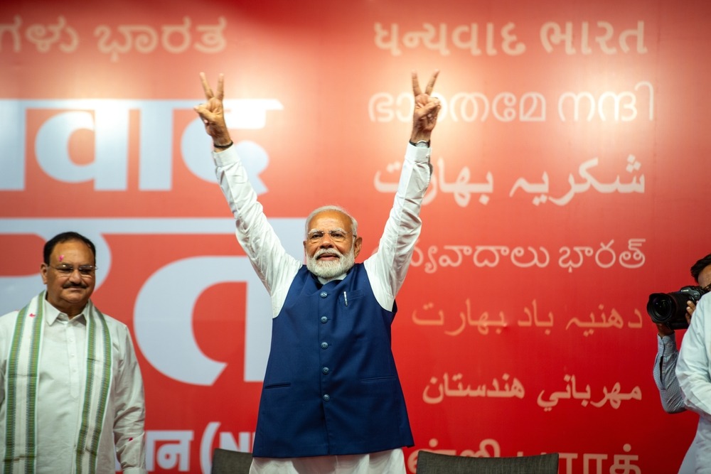 New, Delhi ,, India June, 4,2025: Prime, Minister, Narendra, Modi, IS