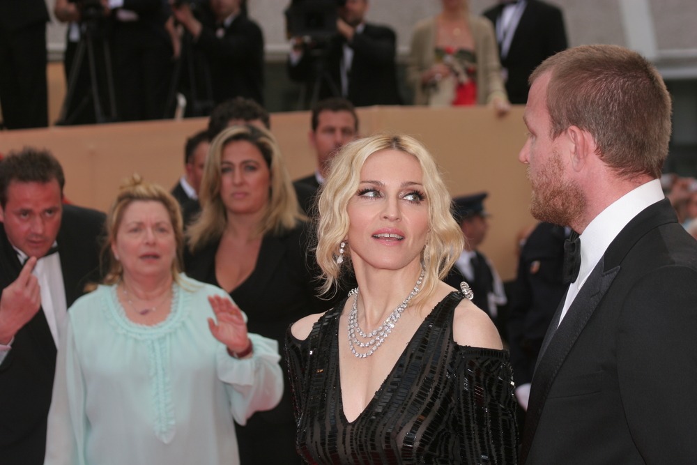 Cannes, France, May, 21: Madonna, (L) and Guy, Ritchie