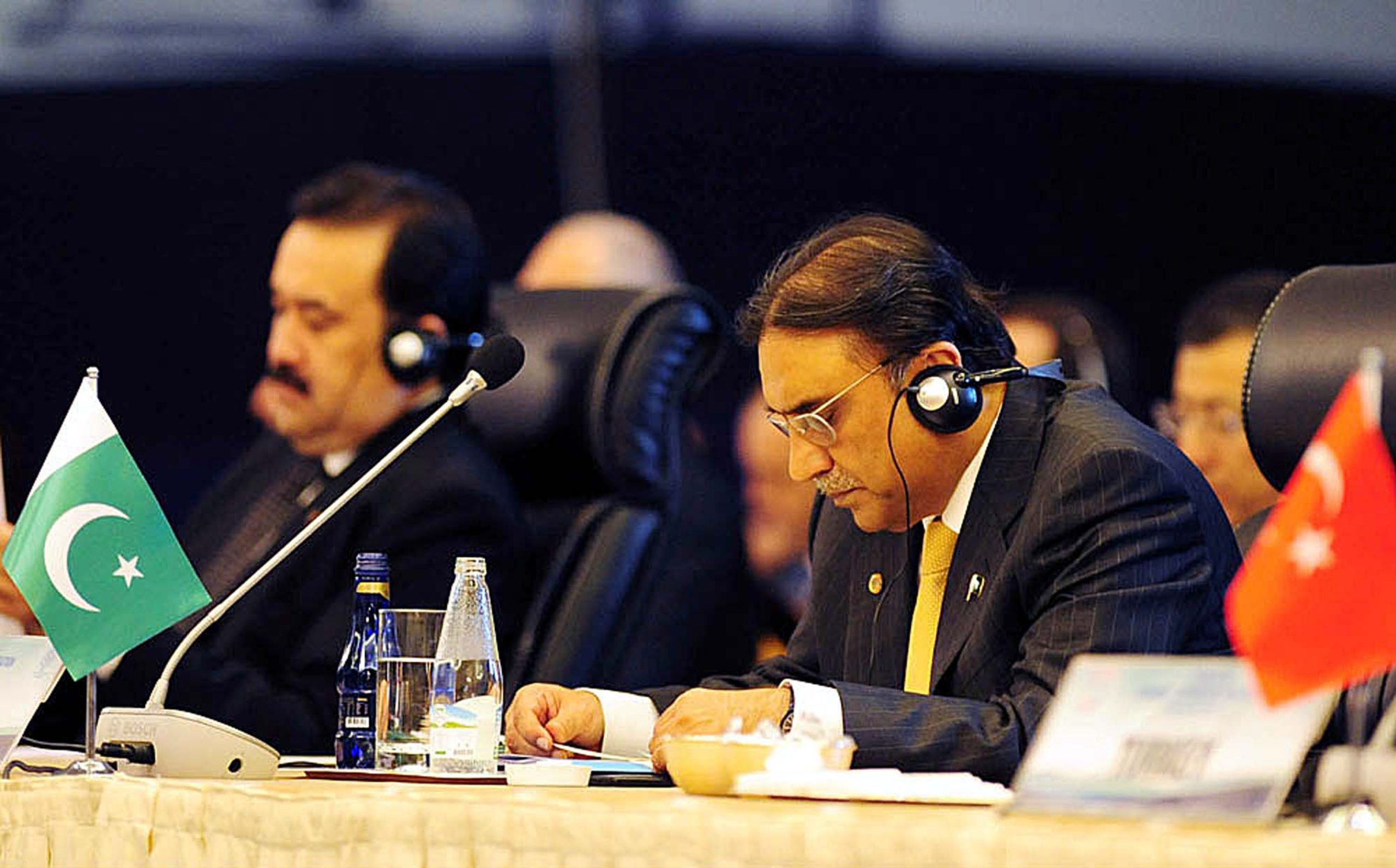 Istanbul ,, Türkiye ,, 23rd: President ,, Asif, Ali, Zardari, present