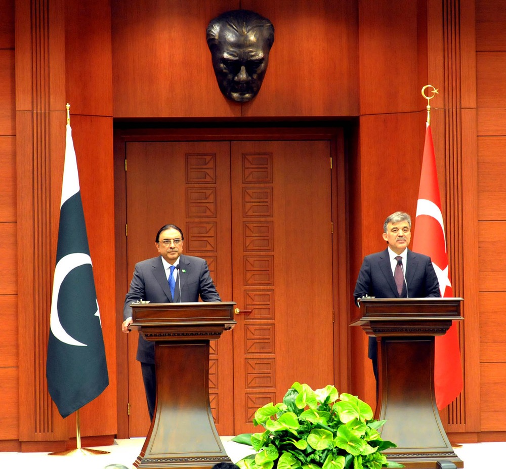Ankara ,, Türkiye ,, 13th: President ,, Asif, Ali, Zardari ,, and