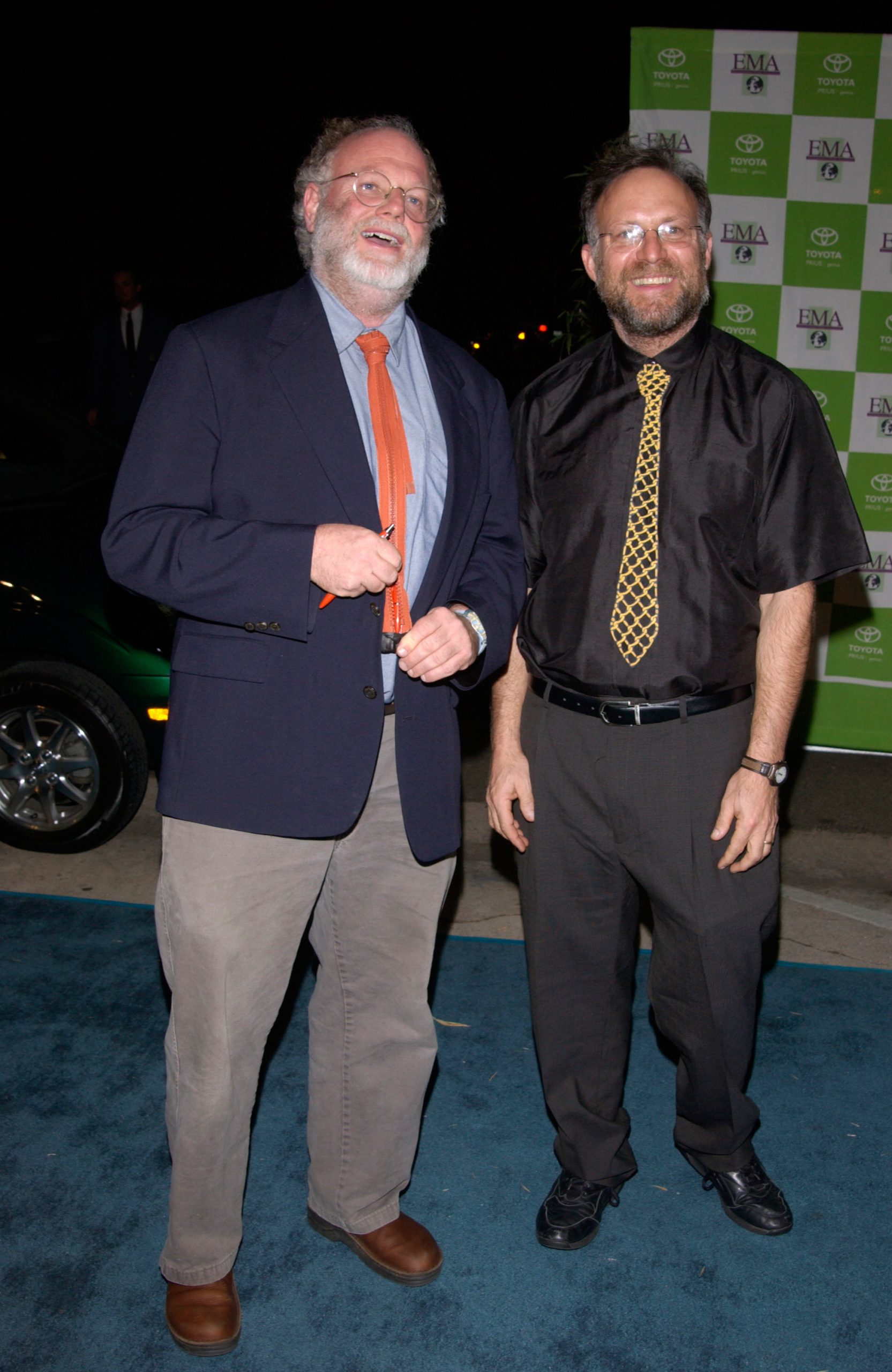 Ice, cream, maker, Ben, Cohen, (right), &, Jerry, Greenfield, AT